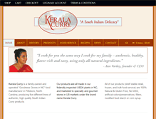 Tablet Screenshot of keralacurry.com